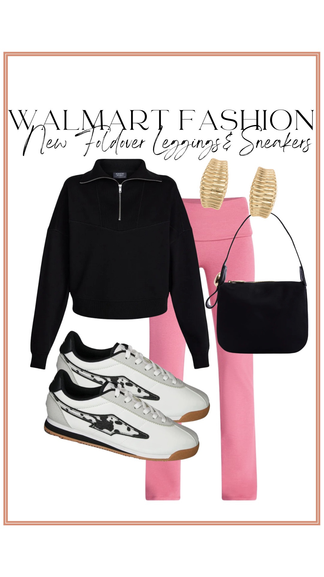This might be my favorite sporty Walmart look yet! 💗 These new foldover leggings are so flattering, and the oversized quarter-zip sweatshirt is the perfect throw-on piece for crisp mornings. Finished it off with the cutest retro sneakers for an easy athleisure outfit you’ll wear all season long.

#walmartfashion #walmartstyle #walmartfinds #athleisure #leggings #quarterzip #fallfashion #casualstyle #sneakerstyle #everydayoutfit #momstyle #workoutstyle #travelstyle #fallbasics #affordablefashion #budgetfashion #walmartnewarrivals #ootd #comfystyle #fashionfinds

#LTKootd #LTKPetite
