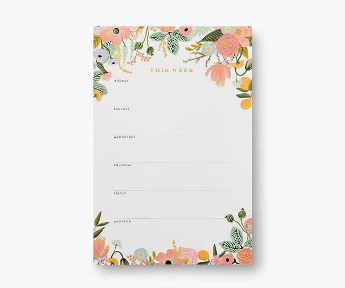 Rifle Paper Co. Garden Party Pastel Large Memo Notepad, 65 Tear-Off Pages, Featuring Garden Party... | Amazon (US)