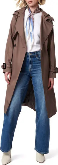 Double Breasted Hooded Trench Coat | Nordstrom