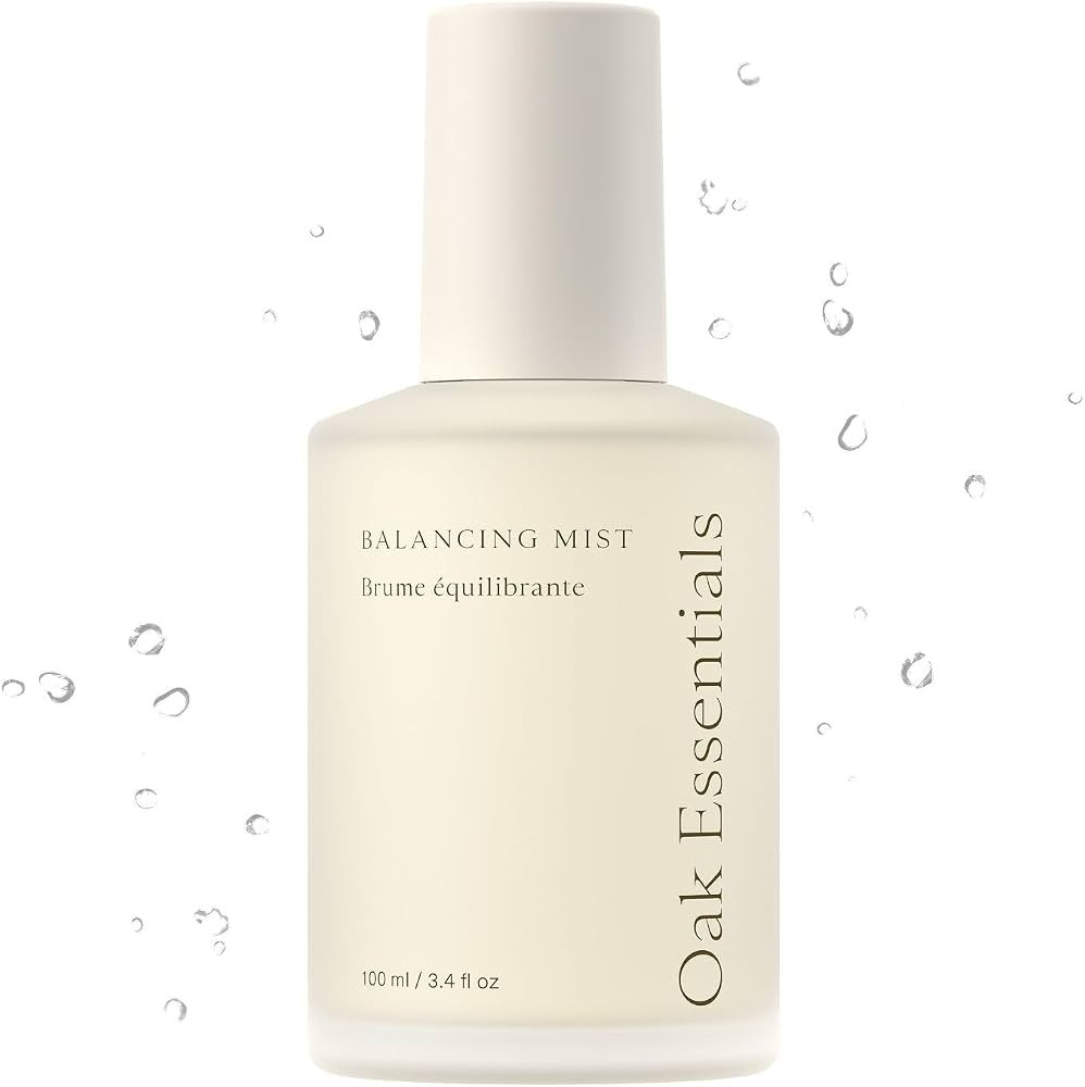 Oak Essentials Balancing Mist, Ultra-Fine Hydrating Toner Spray, 3.4 fl oz | Amazon (US)
