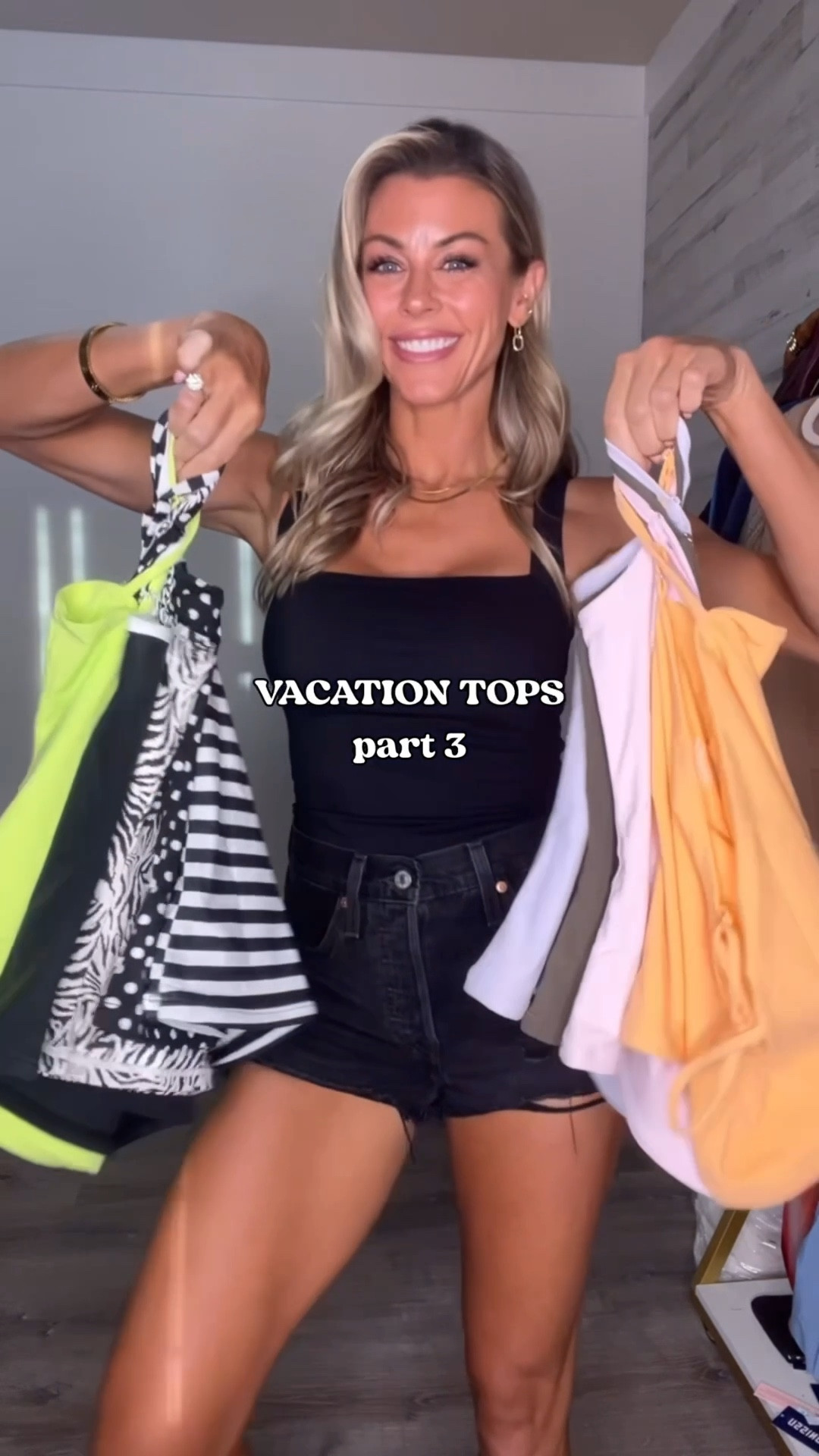 Cami tops for vacation 
Wearing size XS

#LTKTravel #LTKgrwm #LTKootd