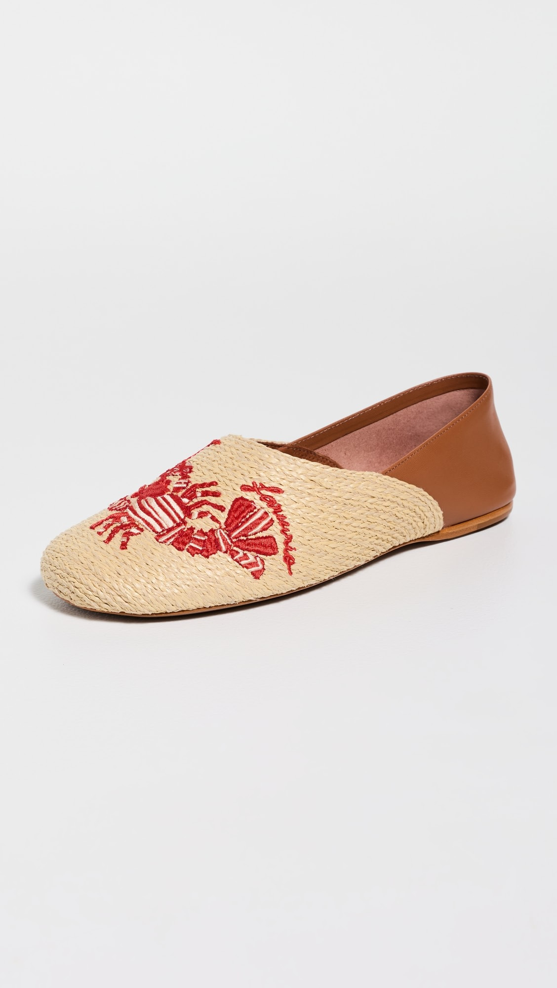 Raffia Flat Loafers | Shopbop