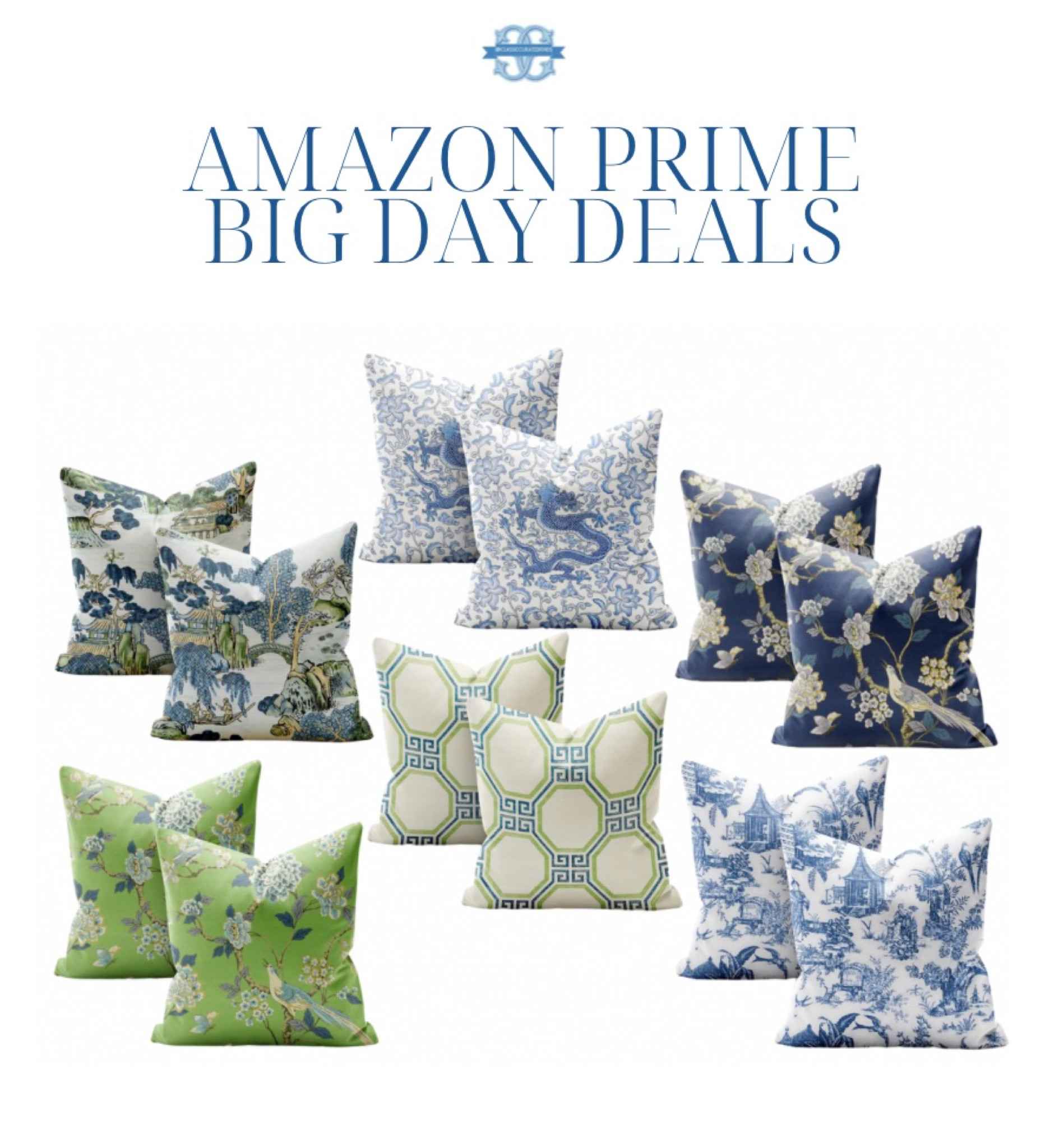 Grandmillennial Pillow Covers marked down for Prime Big Deal Days!

Home Decor, Throw Pillows, Amazon Home

#LTKhome #LTKsalealert #LTKxPrime