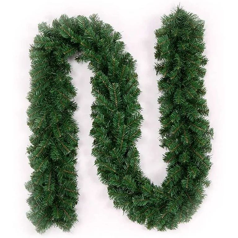 Perfect Holiday 9ft x 10in Colorado Pine Artificial Christmas Garland - Green | Walmart (US)