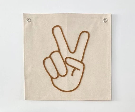 Custom Peace Hand Flag | Etsy | Etsy (US)