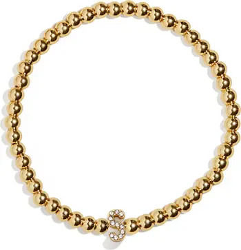 Pisa Pavé Initial Bracelet | Nordstrom