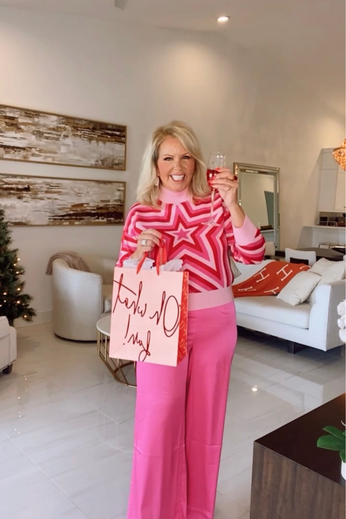 You can wear pink and feel festive for the holidays! Add some red in and you have an instant festive look! 

#LTKHoliday #LTKSeasonal #LTKGiftGuide