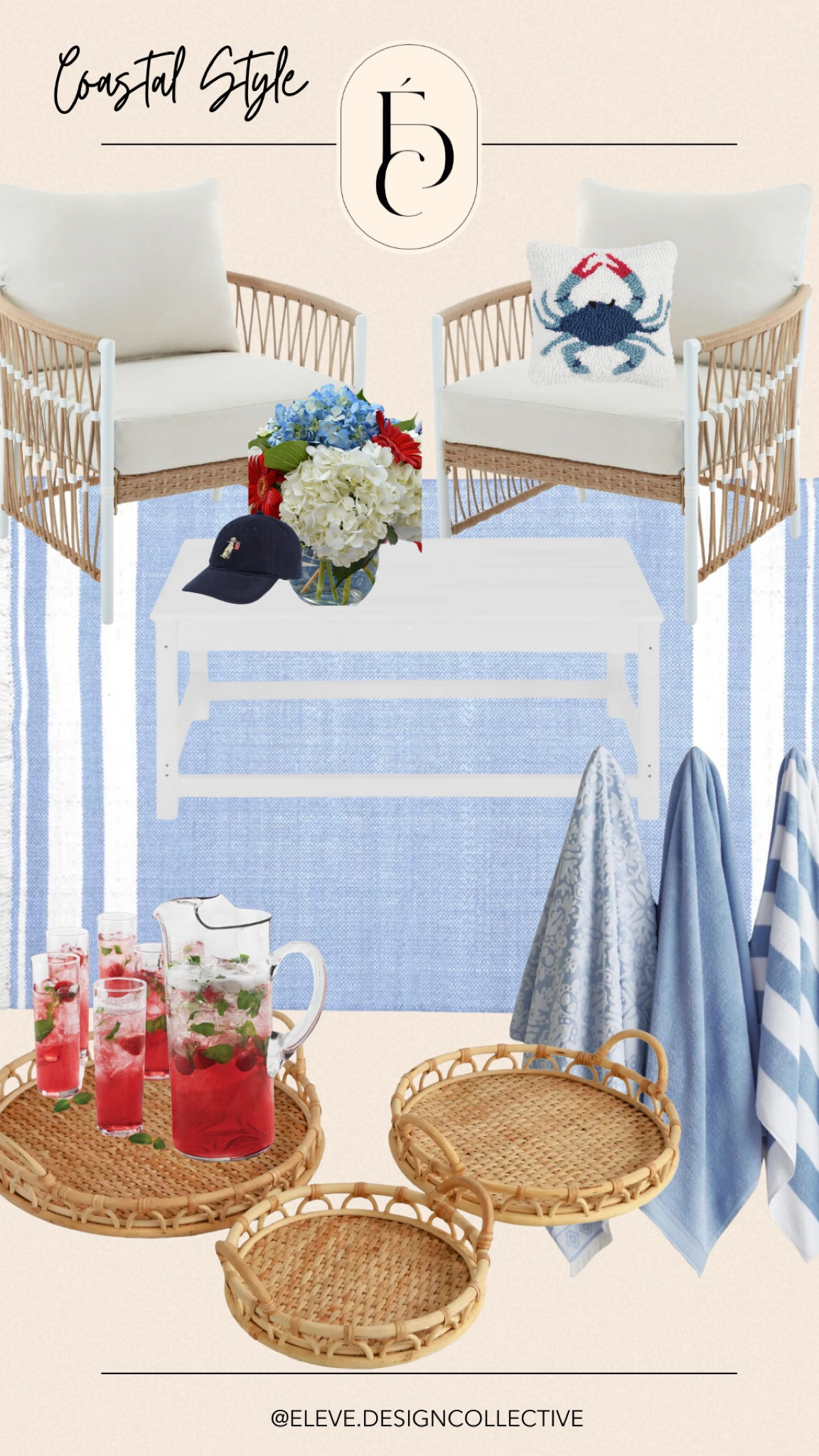Host the Fourth of July but make it coastal! We love the light airy feel of this style! Scoop up these finds while they last!
#Interiordesign #elevedesigncollective #designboards #fullservice #homedecor #homerenovation #ispired #home #virtualdesign #fourthofjuly

#LTKSeasonal #LTKParties #LTKHome