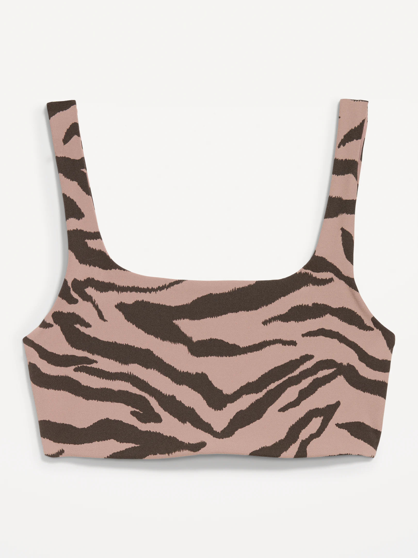 Light Support StudioSmooth Square-Neck Sports Bra | Old Navy (US)