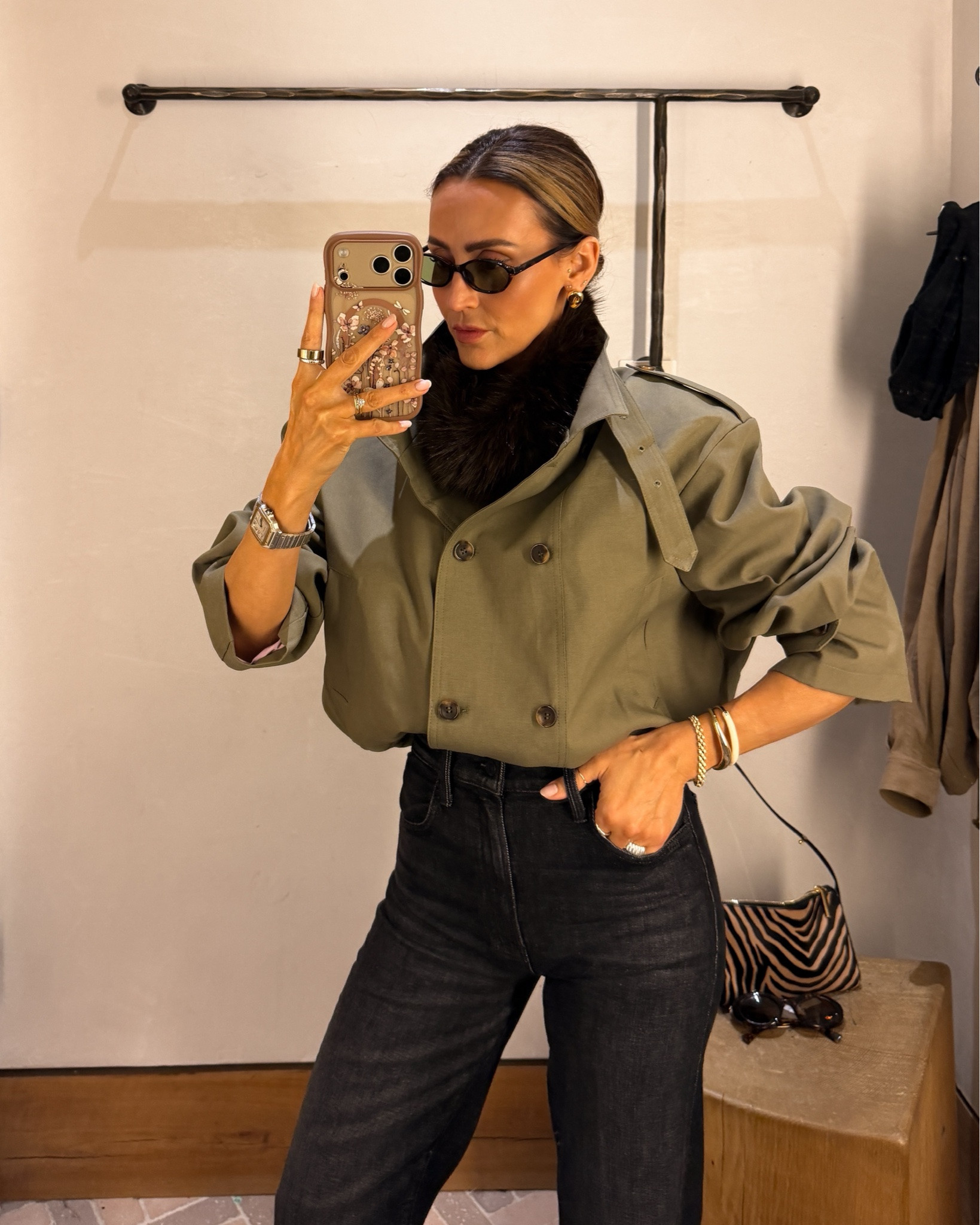 Purchased this trench jacket so fast I have a feeling it won’t last long! The perfect oversized fit, elastic hem, wide sleeves, and the olive color is so right now! Size small

#LTKootd #LTKgrwm #LTKSeasonal