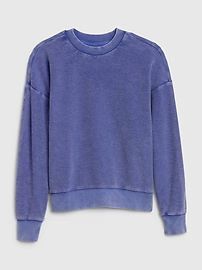 Cropped Pullover Sweatshirt in French Terry | Gap (US)