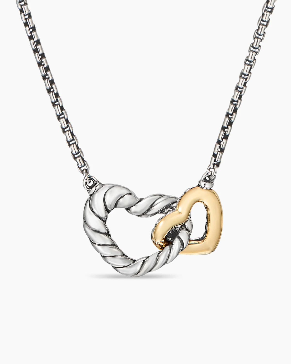 Cable Collectibles® Interlocking Heart Necklace | David Yurman
