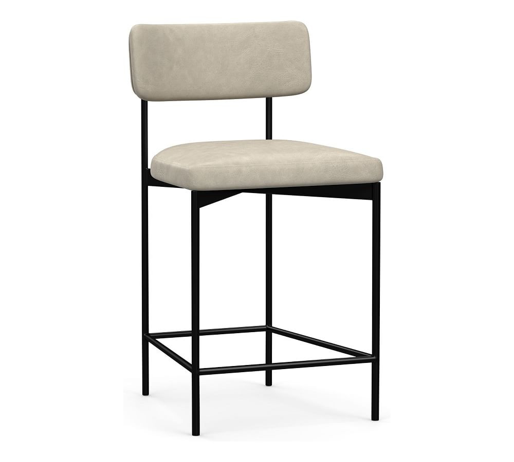 Maison Leather Stool | Pottery Barn (US)