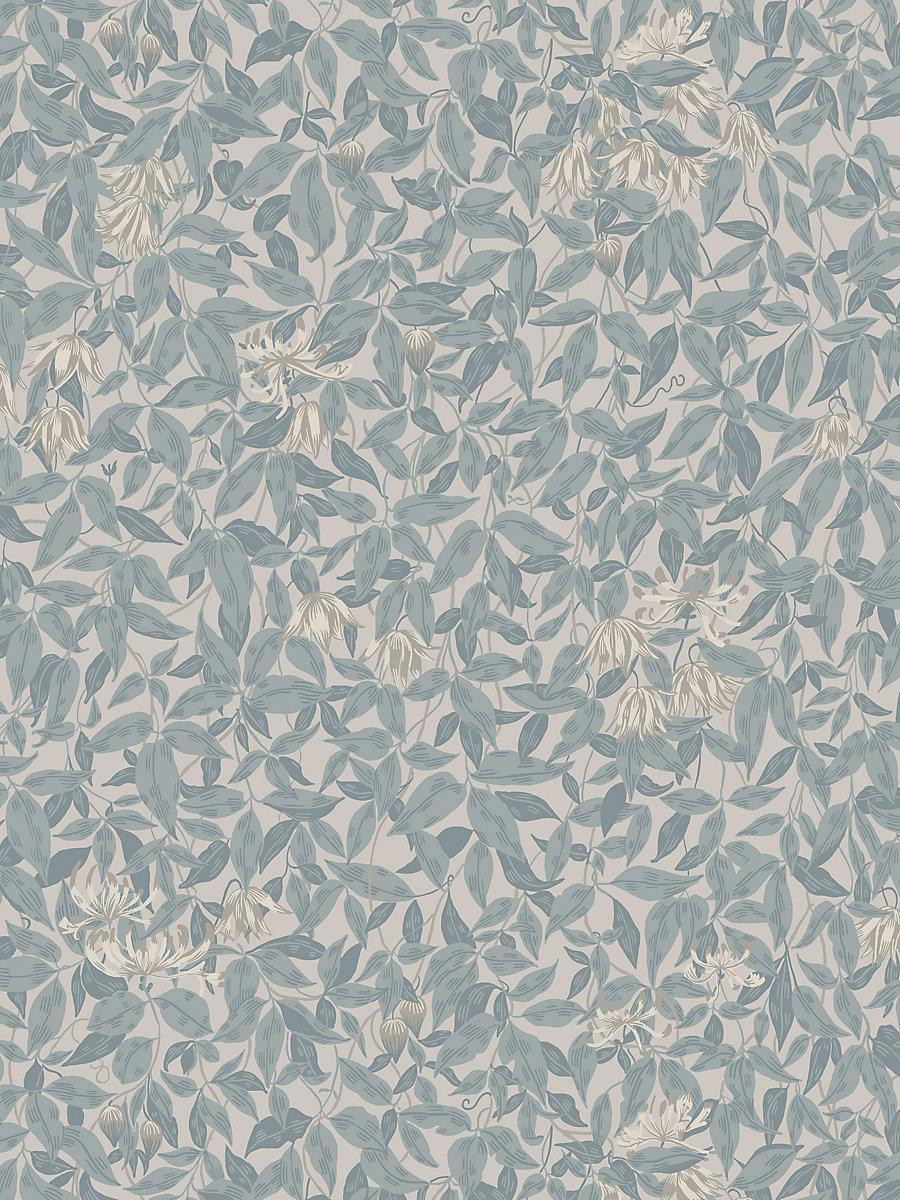 Sandberg Linnea Misty Blue Wallpaper | DecoratorsBest