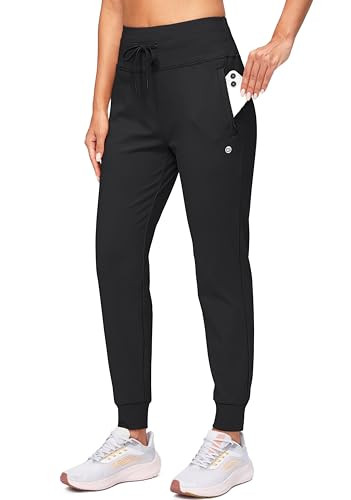 G Gradual Women's Fleece Lined Joggers High Waisted Water Resistant Thermal Winter Sweatpants Run... | Amazon (US)