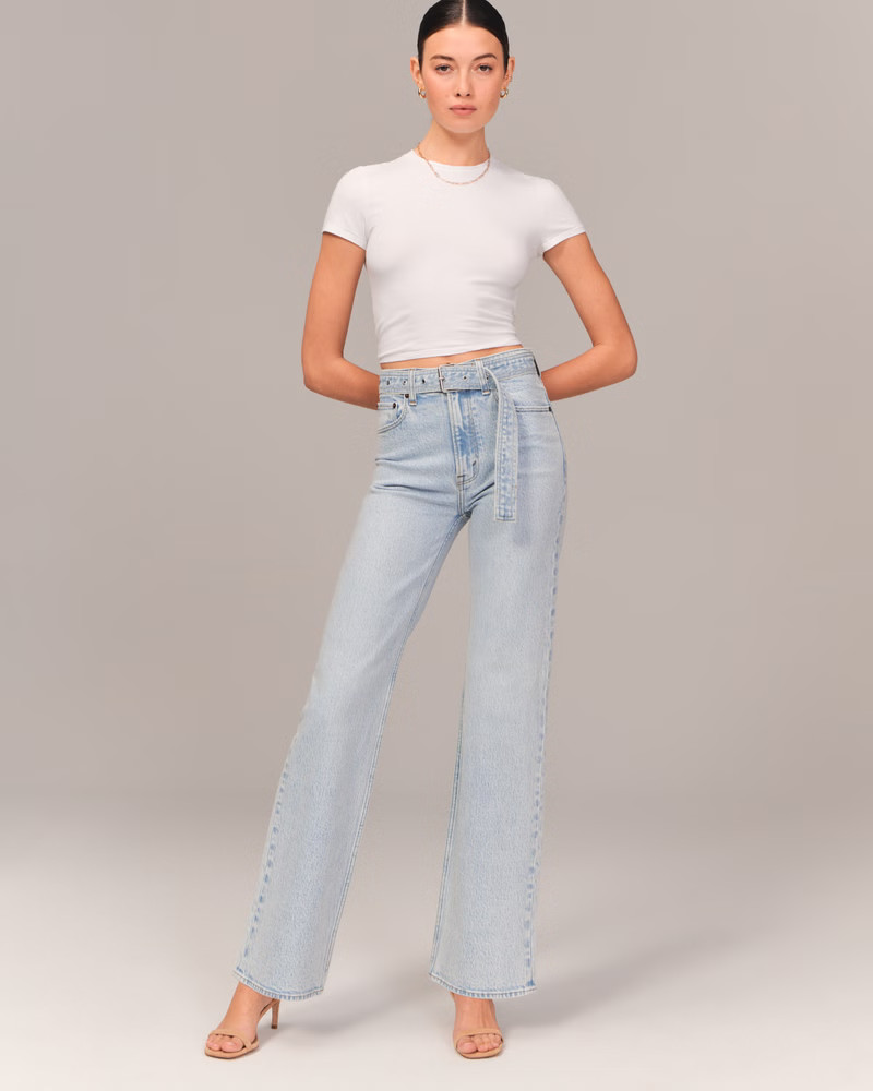 Women's High Rise 90s Relaxed Jean | Women's Bottoms | Abercrombie.com | Abercrombie & Fitch (US)