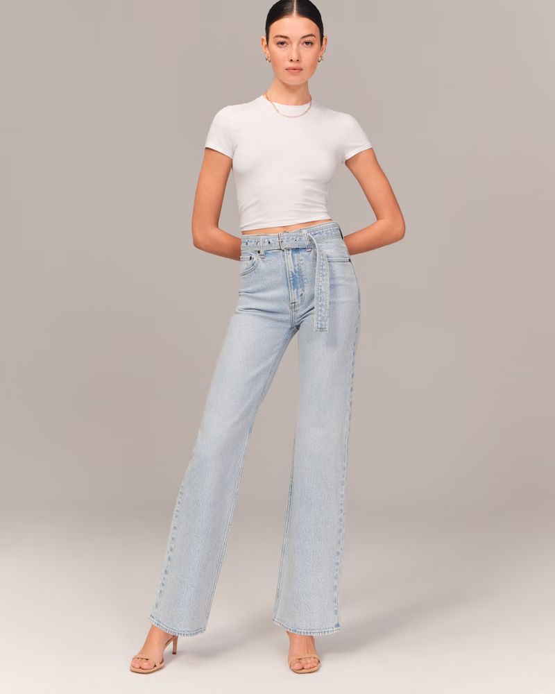 High Rise 90s Relaxed Jean | Abercrombie & Fitch (US)