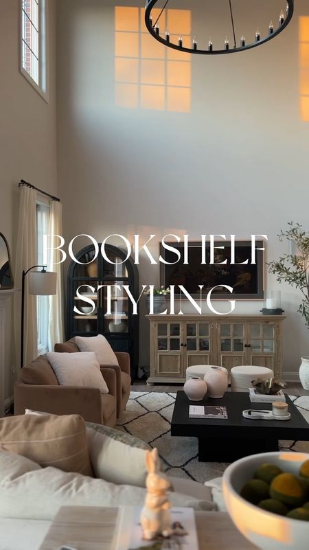 Bookshelf styling, home decor, modern organic decor, neutral decor, styling, home styling

#LTKstyletip #LTKhome #LTKVideo