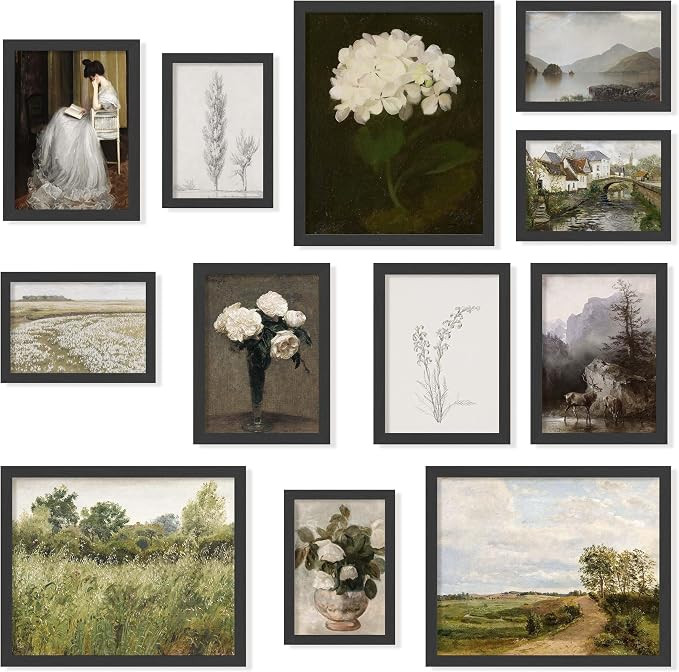97 Decor Vintage Wall Art Prints - Vintage Posters For Room Aesthetic, Moody Vintage Prints For W... | Amazon (US)