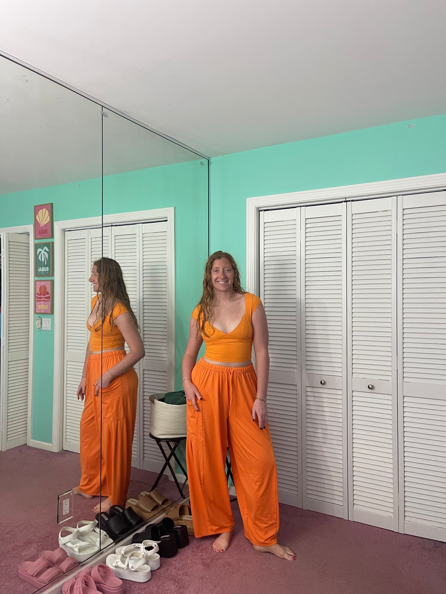 october orange look - durkee20 for 20% off halara 

#LTKTall #LTKStyleTip #LTKMidsize