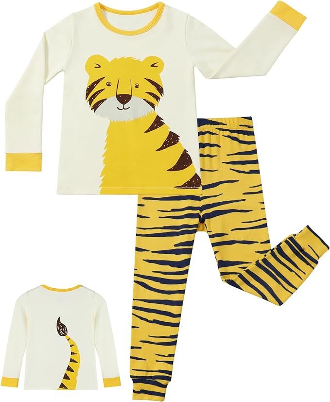 babee Reshinee Bamboo Viscose Toddler Pajamas Boys Girls Pjs Sets 2-8Y Kids Softness Two Piece Lo... | Amazon (US)