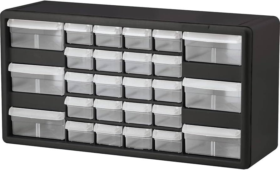 Akro-Mils 26-Drawer Plastic Drawer Storage Cabinet for Garage Organization, Bead Organizer, Build... | Amazon (US)