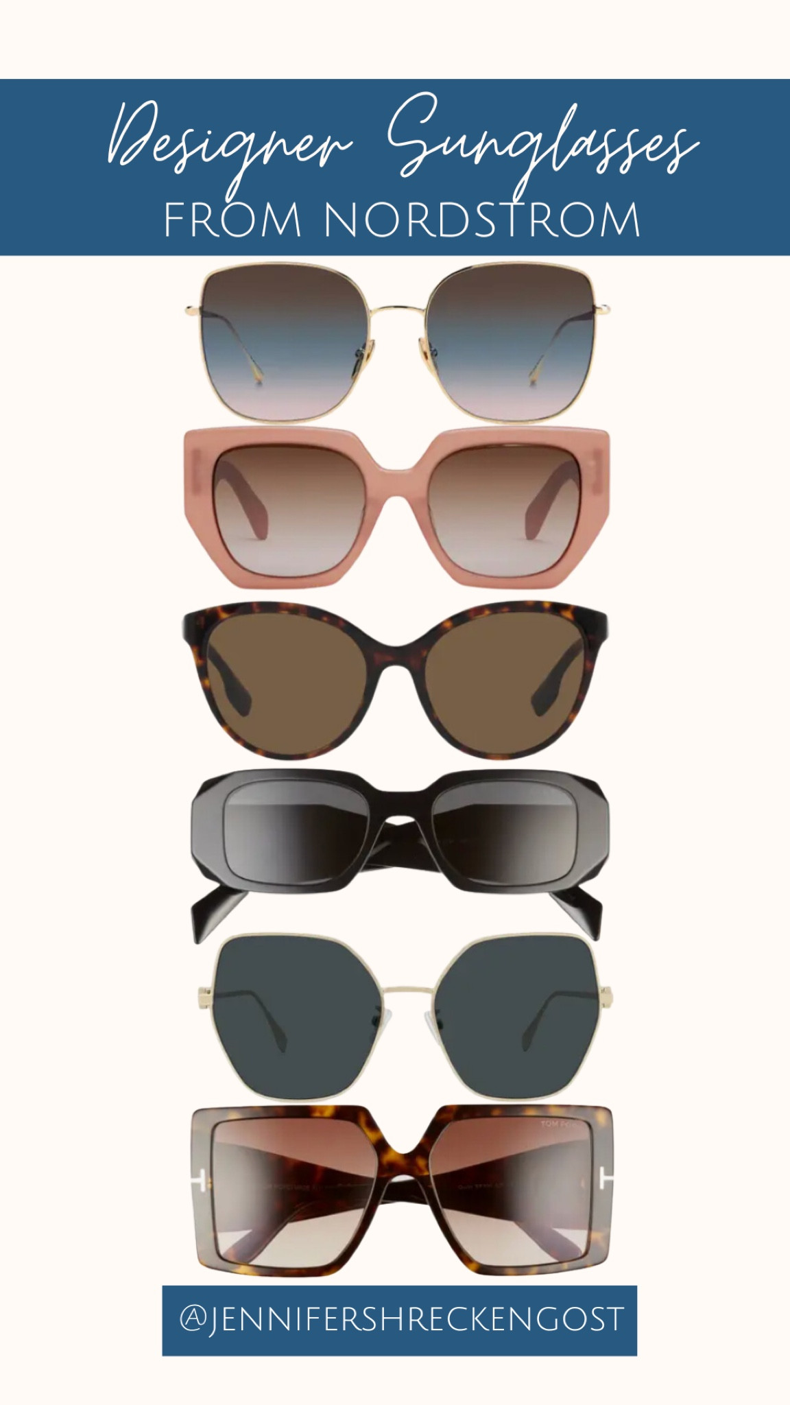 Designer sunglasses from Nordstrom! 

#LTKtravel #LTKFind #LTKSeasonal