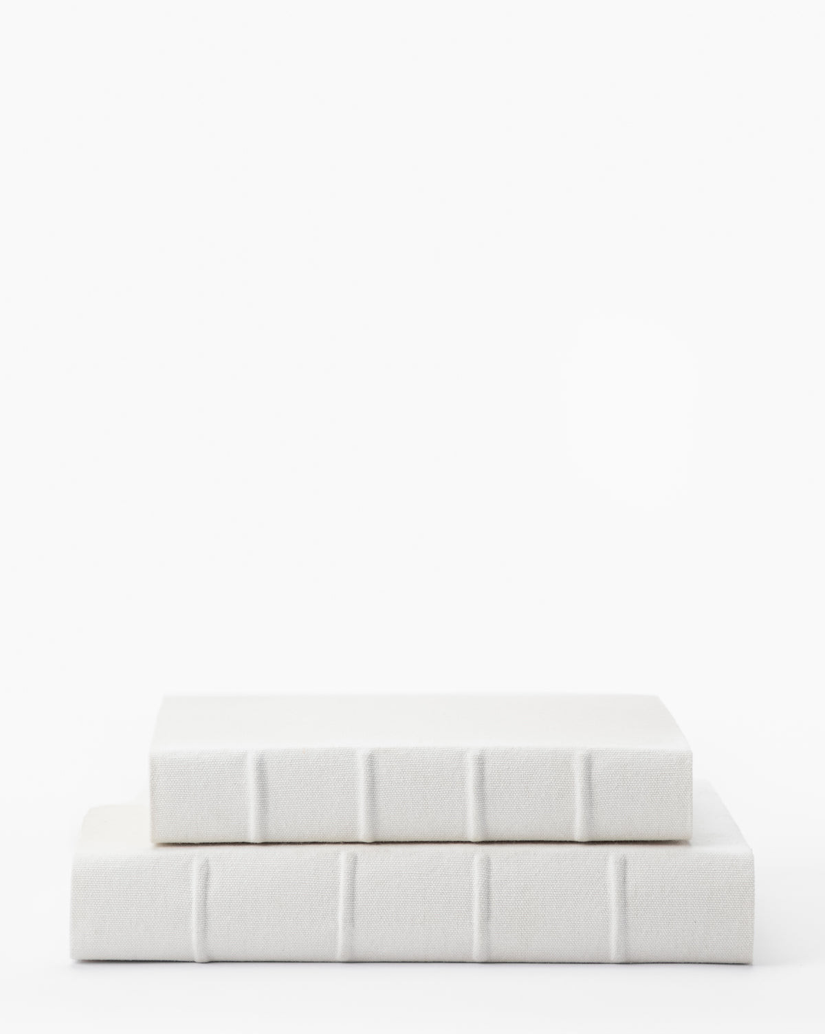 Handcrafted Linen Book Medium/White | McGee & Co. (US)
