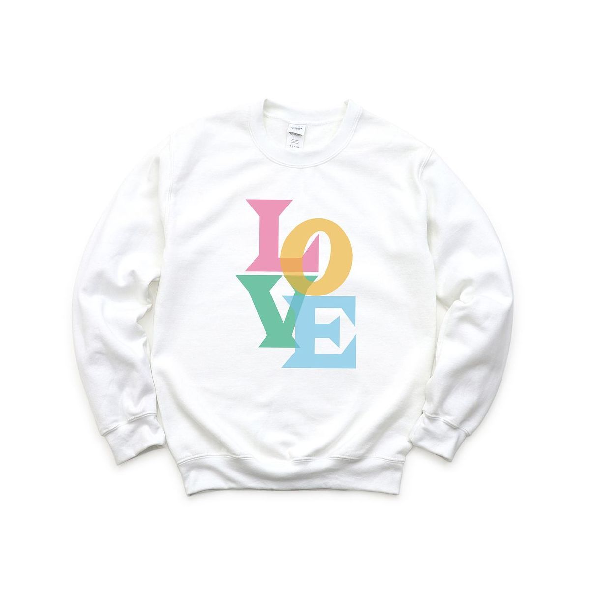 Simply Sage Market Women's Graphic Sweatshirt Love Colorful | Target