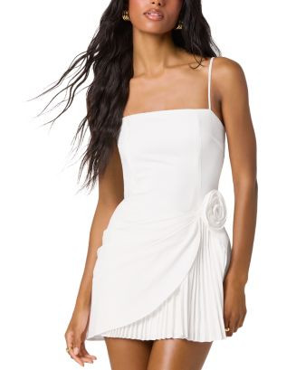 Bow Detail Sleeveless Mini Dress | Bloomingdale's (US)