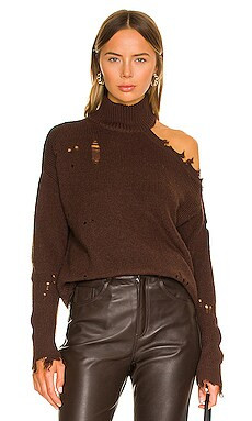 Lovers and Friends Arlington Sweater in Chocolate from Revolve.com | Revolve Clothing (Global)