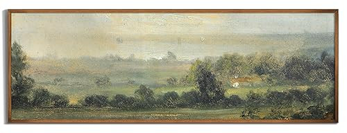 Rolled Vintage Farmhouse French Country Bedroom Wall Decor Above Bed - 10x30" - Horizontal Wall A... | Amazon (US)