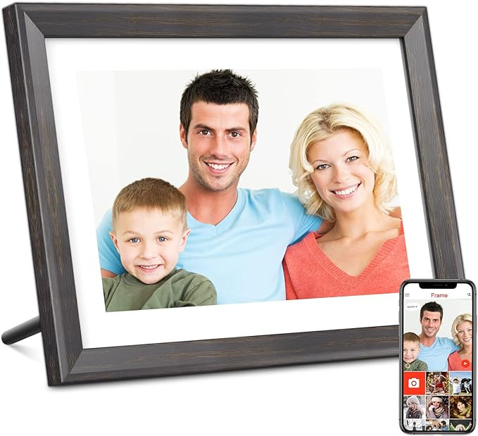 Frameo Digital Picture Frame WiFi 10.1 inch IPS Touch Screen HD Display,16GB Storage, Auto-Rotate... | Amazon (US)