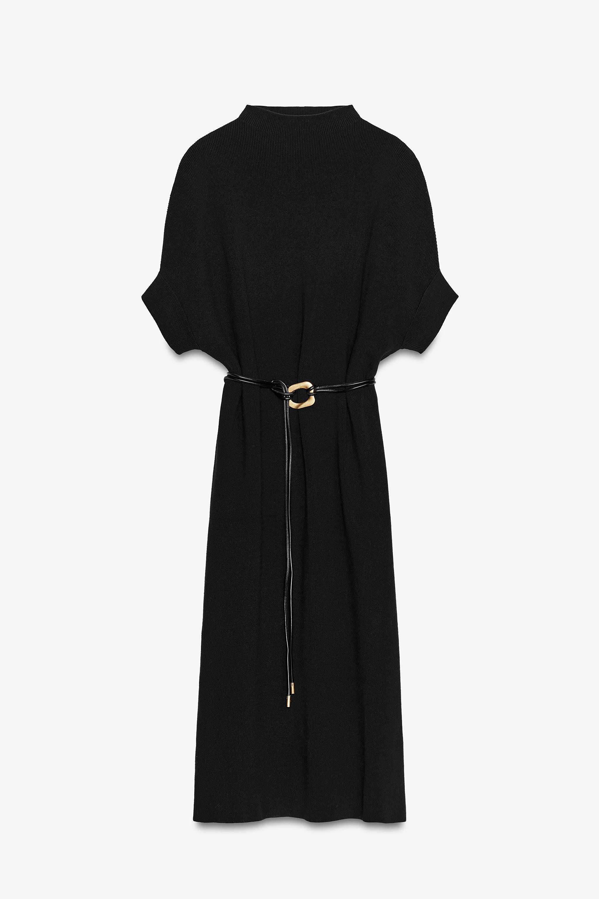 BELTED KNIT DRESS | Zara US