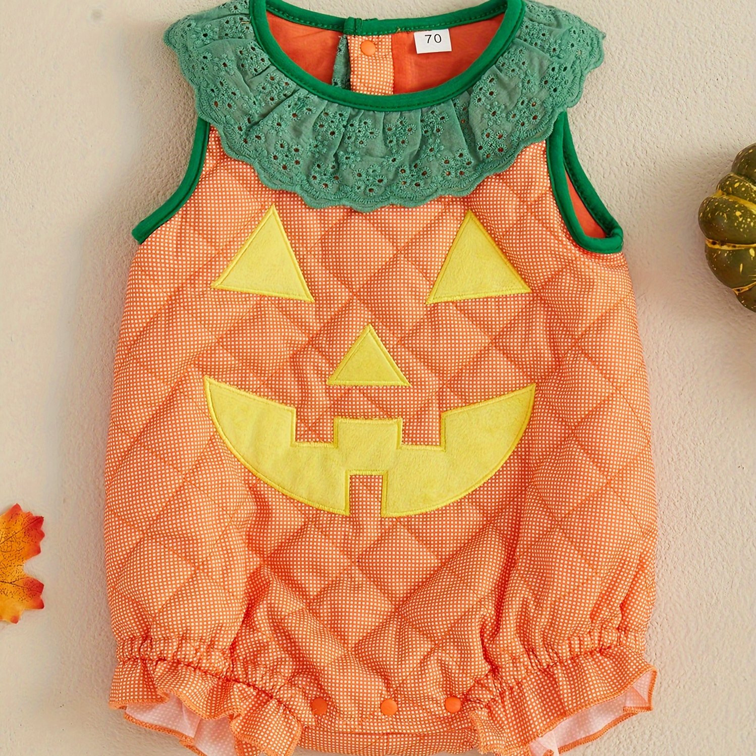 Cute Toddler Pumpkin Costume, Sleeveless Lace Ruffles Romper Pumpkin Costume, Halloween Costumes ... | Temu Affiliate Program