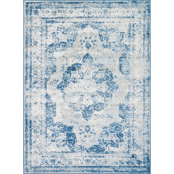 Brandt Oriental Blue Area Rug | Wayfair North America