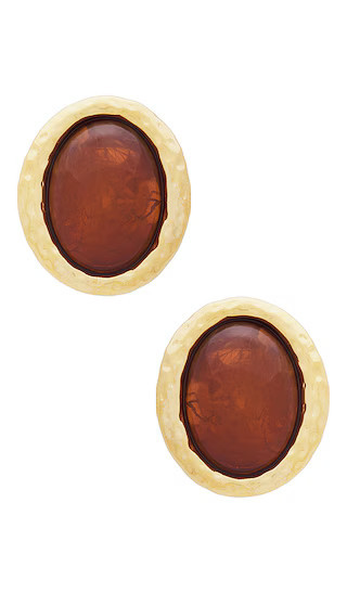 Heaven Mayhem Beverly Earrings in Metallic Gold. | Revolve Clothing (Global)
