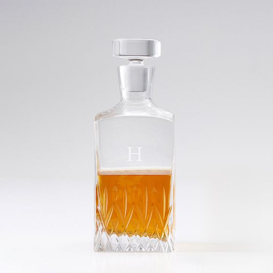 Classic Etched Whiskey Decanter | Mark and Graham