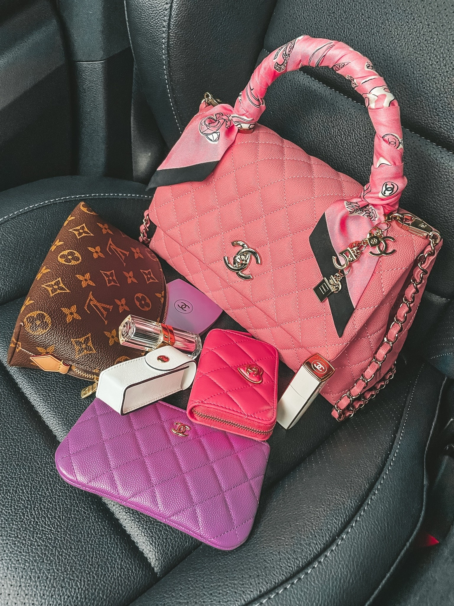 Hi guys! God bless you! I pray you are having an amazing day filled with the Lord’s favor! Today’s passenger is the Coco handle and what I carry in this bag! I found a beautiful monogram cosmetic pouch in excellent condition under retail from my favorite place to shop preloved! I also linked a few other things you see in this pic!

#LTKBeauty #LTKdayinmylife