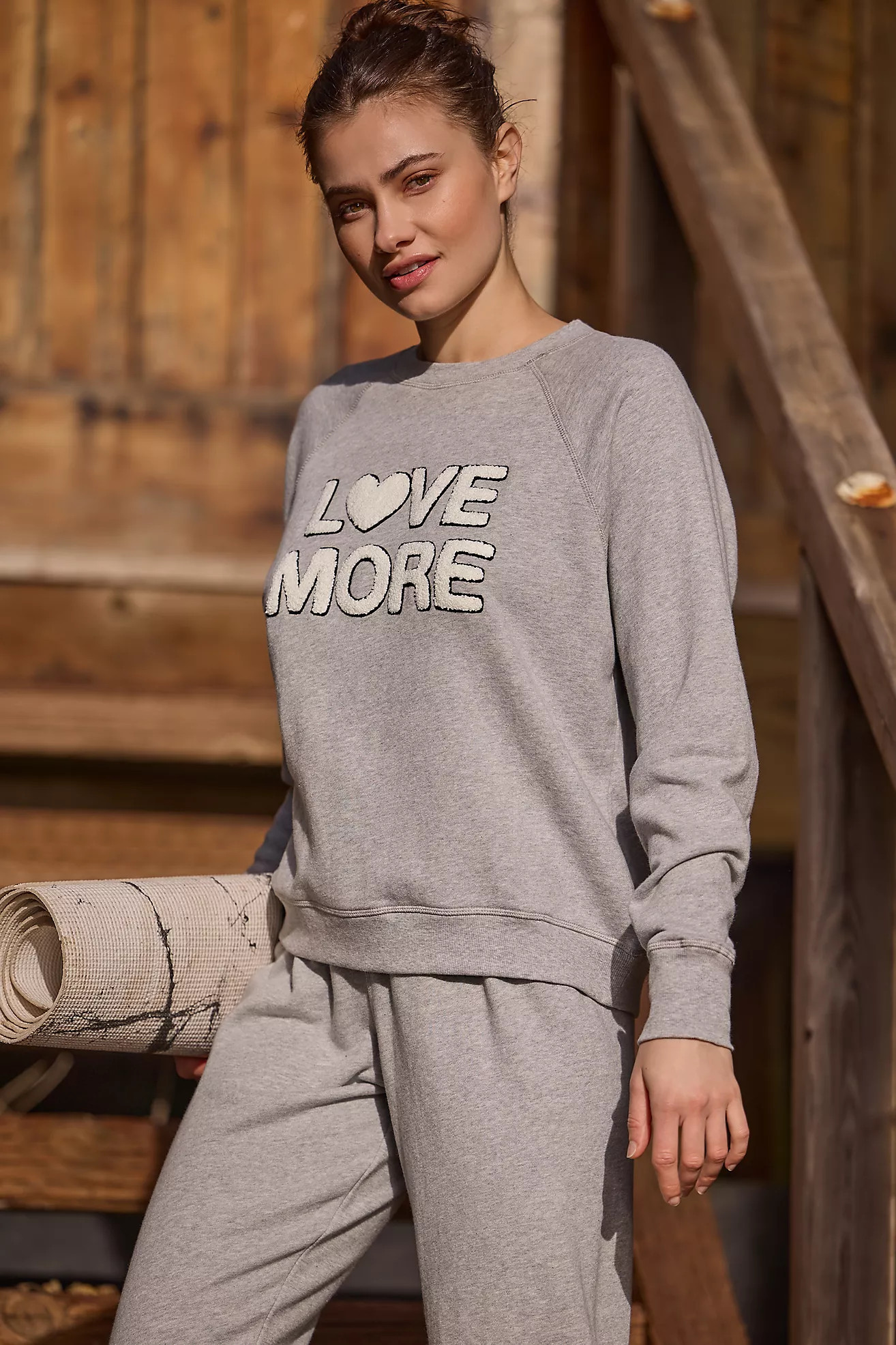 Spiritual Gangster Love More Bridget Raglan Pullover | Anthropologie (US)