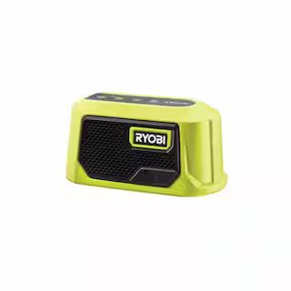 RYOBI ONE+ 18V Cordless Compact Bluetooth Speaker (Tool Only)-PAD02B - The Home Depot | The Home Depot