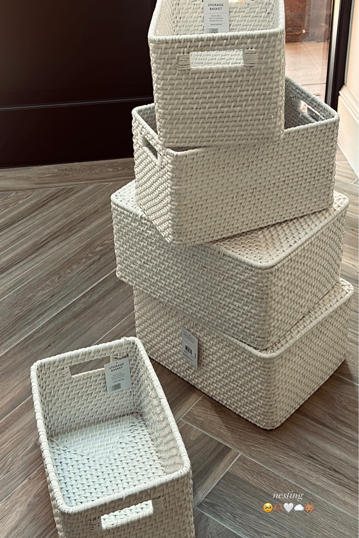 baskets for baby girl’s nursery🤍 

#LTKhome