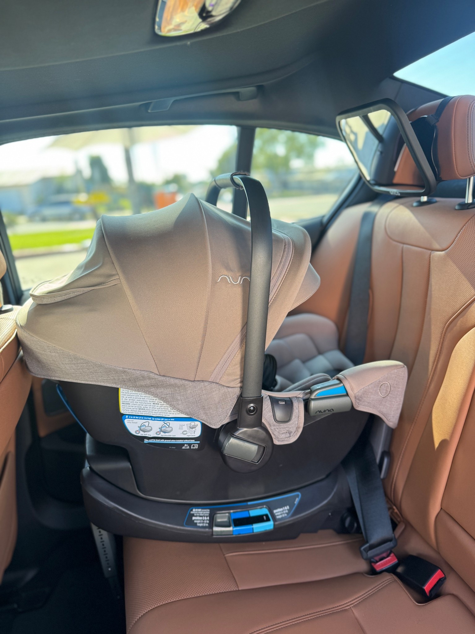 Baby car seat + mirror we went with 🥰

#LTKFamily #LTKBaby