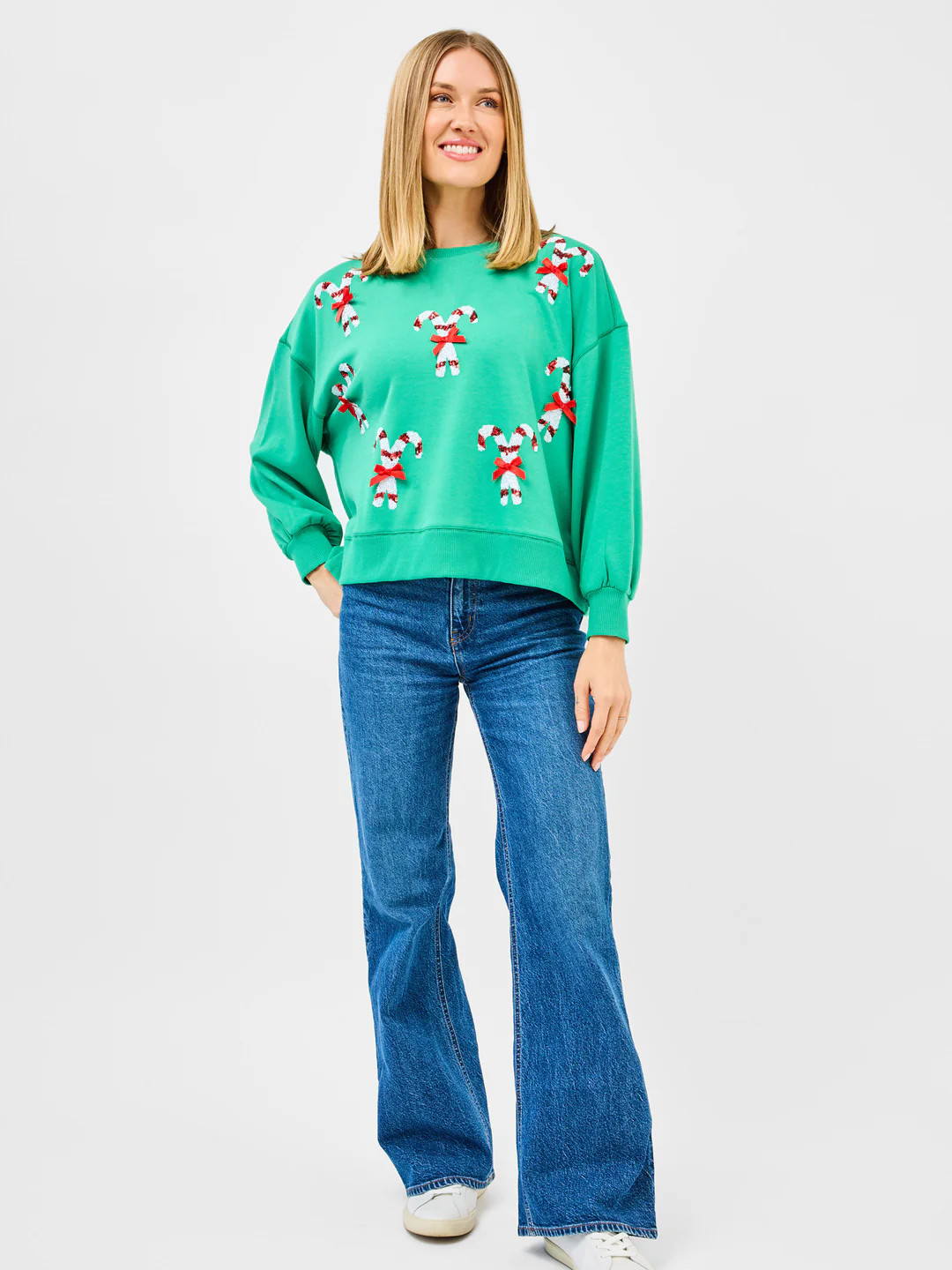 Millie Sweatshirt | Candy Canes | Mary Square