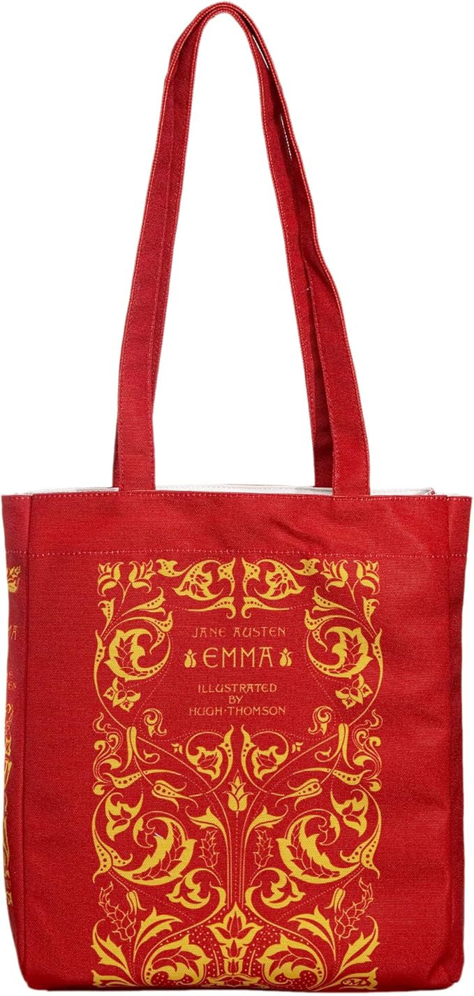 Book Themed Tote Bag for Book Lovers - Ideal Literary Gifts for Readers & Bookworms - Reusable Shoul | Amazon (US)