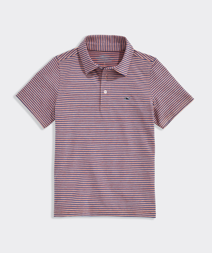 Boys' Performance Bradley Stripe Sankaty Polo | vineyard vines