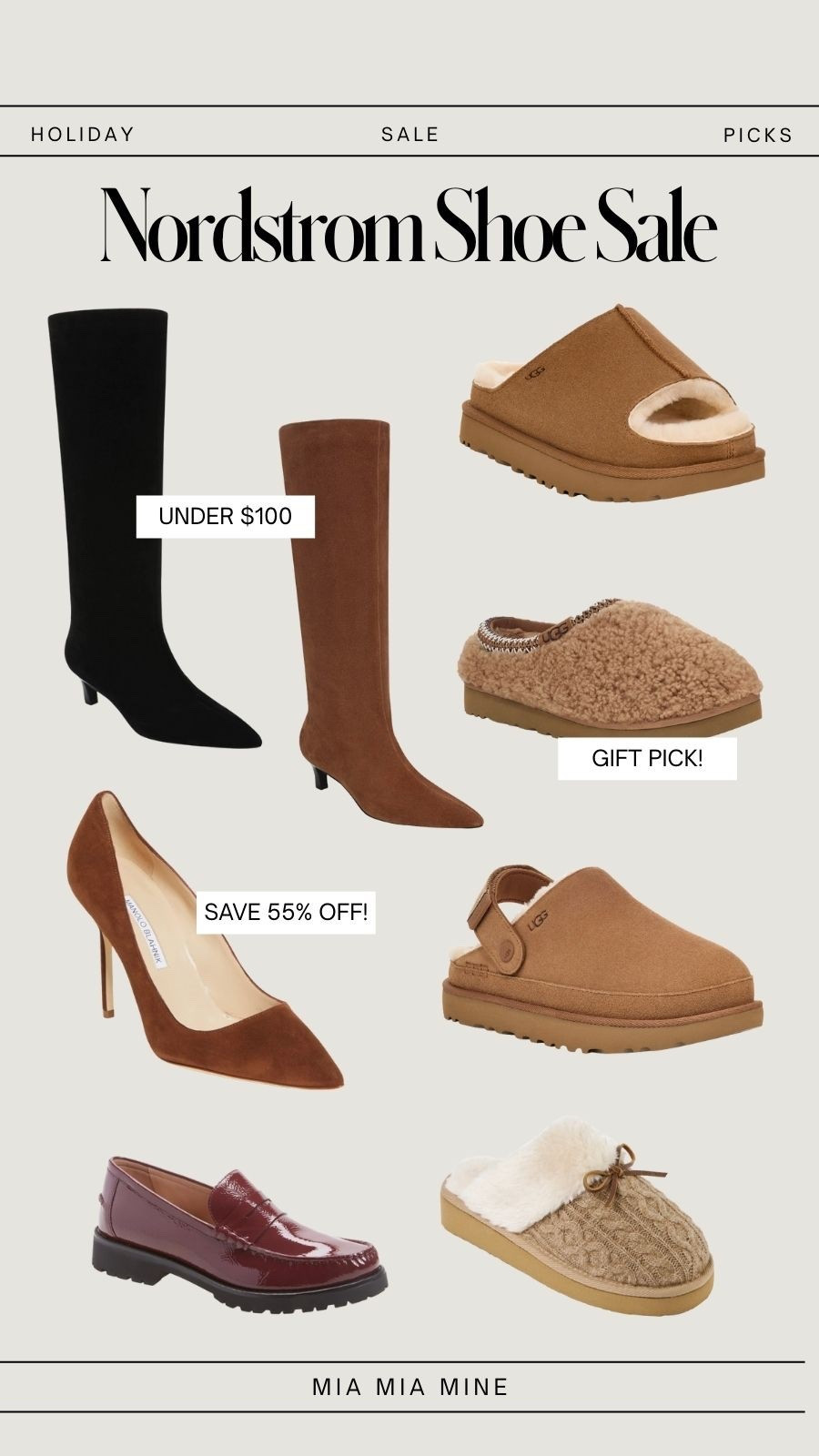 Nordstrom shoe sale
Save on suede boots, Ugg slippers and Manolo blahnik!



#LTKHoliday #LTKSeasonal #LTKSaleAlert