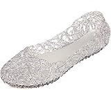 Domucos Womens Sandals Flat Jelly Shoes Slip On Hollow Out Loafers… | Amazon (US)