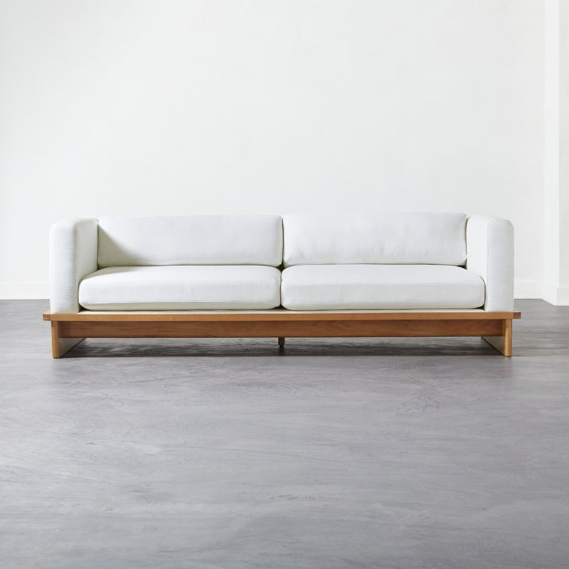 Tablon Snow Sofa + Reviews | CB2 | CB2