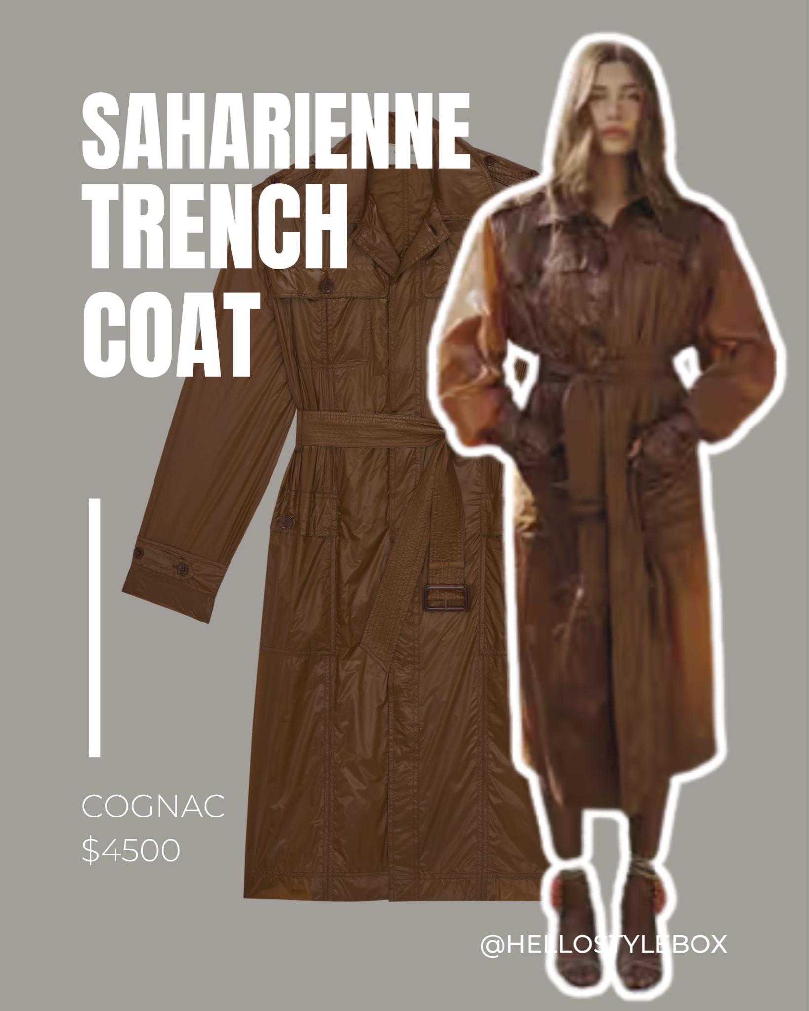 How to look stylish in a long coat, summer or winter
I love the fabric's crinkled look.
The deep brown with its shimmer—oh my gosh, it's incredible 
#saharienne 
Saint Laurent x Hailey Bieber  


#LTKsummer #LTKeurope